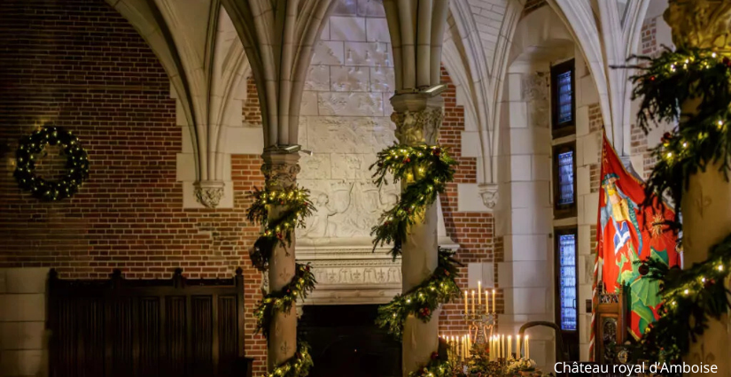 Balades nocturnes aux chandelles spéciale Noël au Château royal d'Amboise