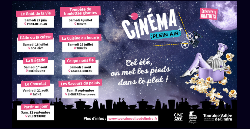 Du cinéma en plein air gratuit : votre rendez-vous de l'été avec la communauté de communes de la Vallée de l'Indre