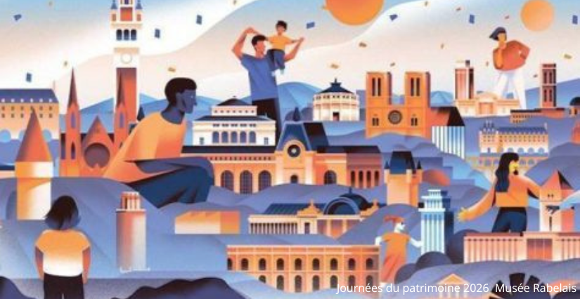 Les Journées européennes du Patrimoine 2026 en famille au Musée Rabelais, La Devinière à Chinon