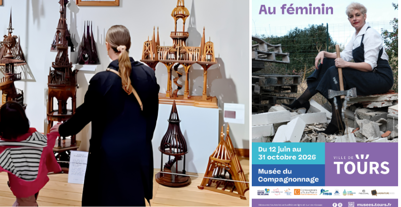 « Au féminin » : une exposition sur les femmes dans les métiers du compagnonnage à Tours