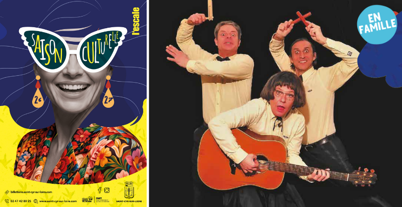Pierre, Paule et Paul pour l'ouverture de la saison culturelle de l'Escale à Saint-Cyr-sur-Loire