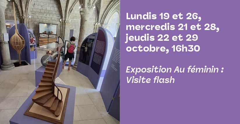Visite flash " Exposition Au féminin" au Musée du Compagnonnage