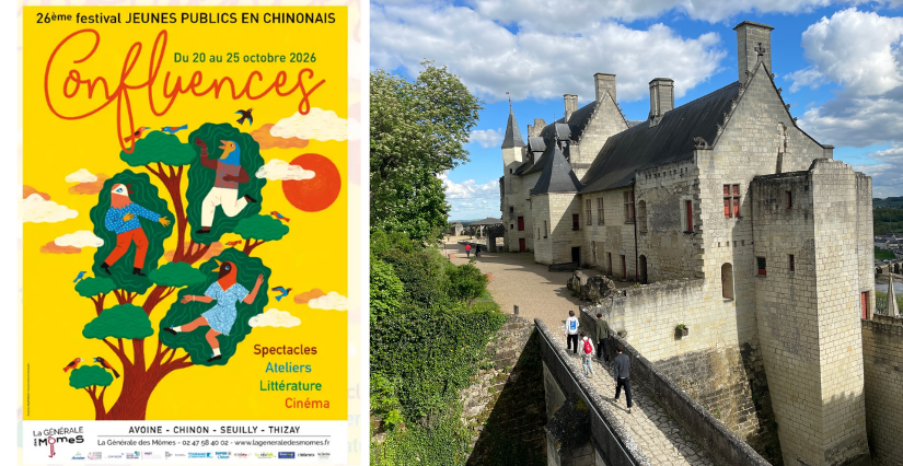 Animations à la Forteresse royale de Chinon, dans le cadre du Festival Confluence (à 45 min de Tours)