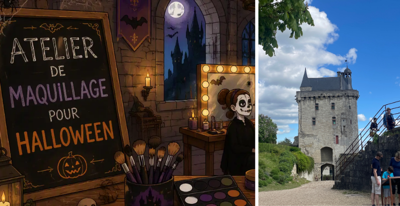 "Atelier de maquillages" spécial Halloween à la Forteresse royale de Chinon