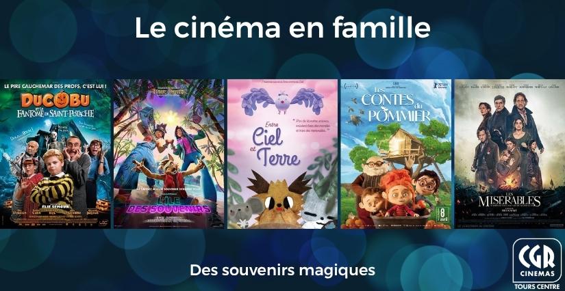 Le cinéma en famille au mois d'octobre au CGR de Tours Centre