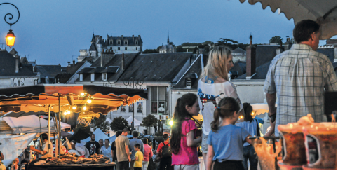 Les marchés nocturnes à faire en famille à Amboise