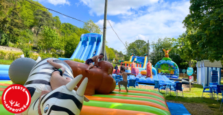 Lulu Parc : Parc d'attractions avec structures gonflables et jeux en extérieur, dès 1 an, à Rochecorbon